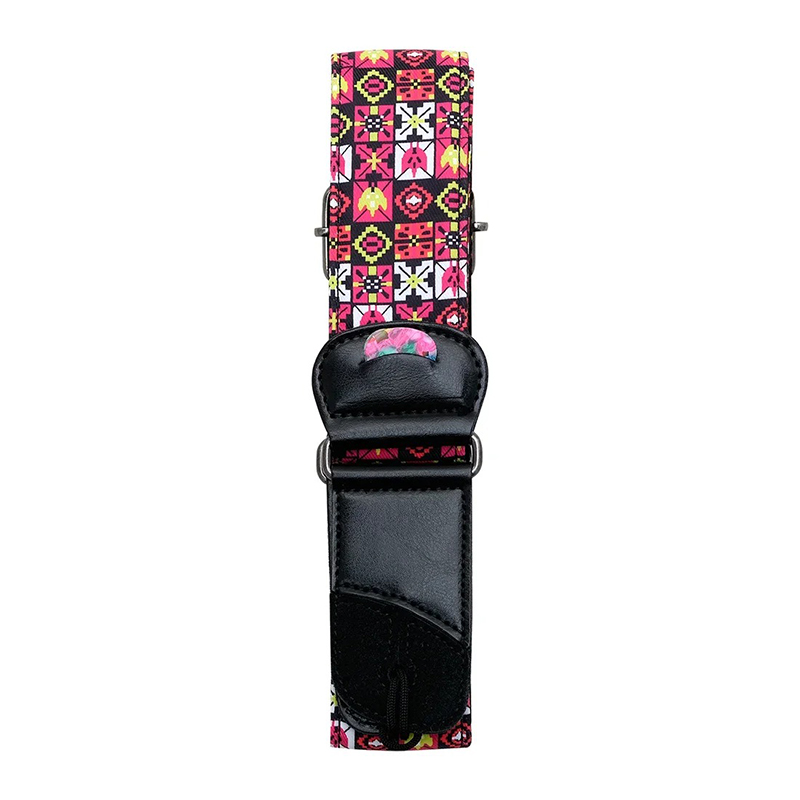 Vibrant Folkloric Vintage Guitar Strap