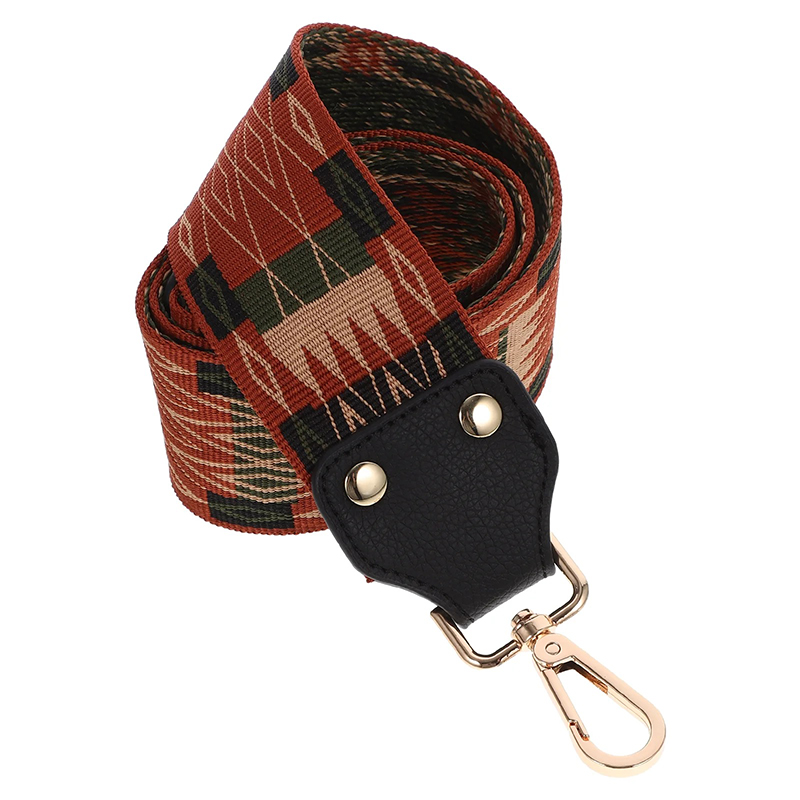 Banjo strap with ethnic motifs