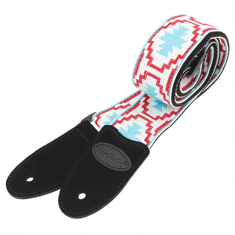 Bohemian Blue Guitar Strap
