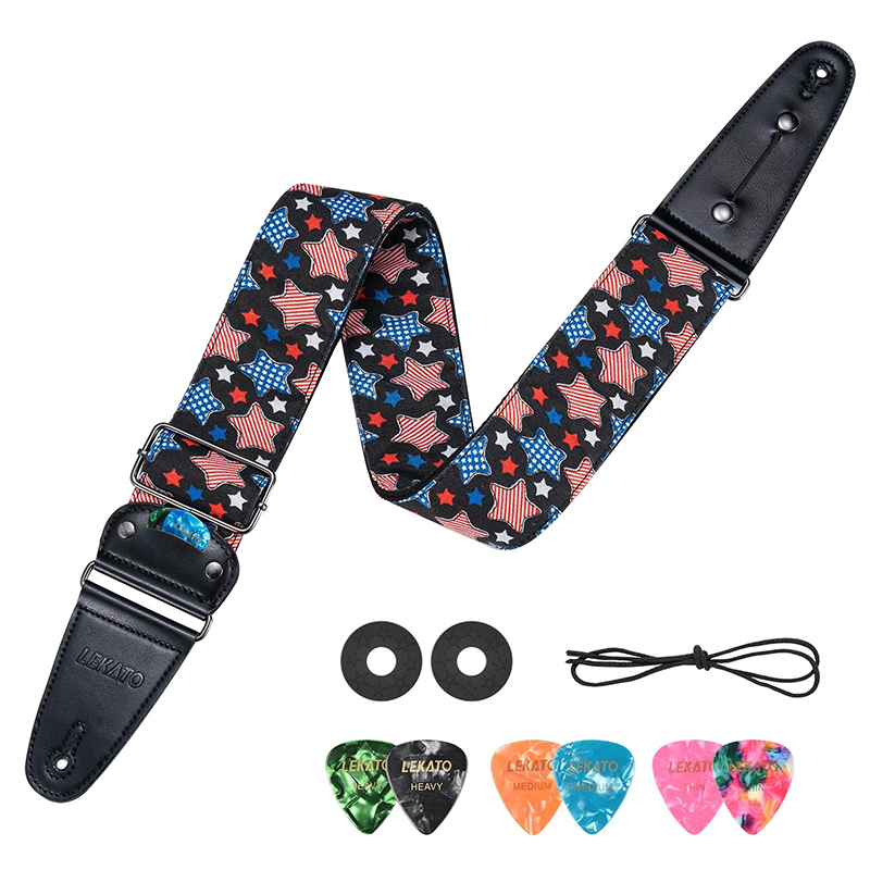 Stars and Stripes Guitar Strap