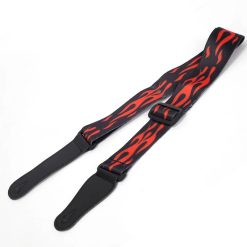 Guitar Strap with Hellish Flames