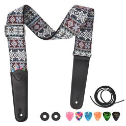 Nordic Echoes' Guitar Strap - Complete Set with Accessories