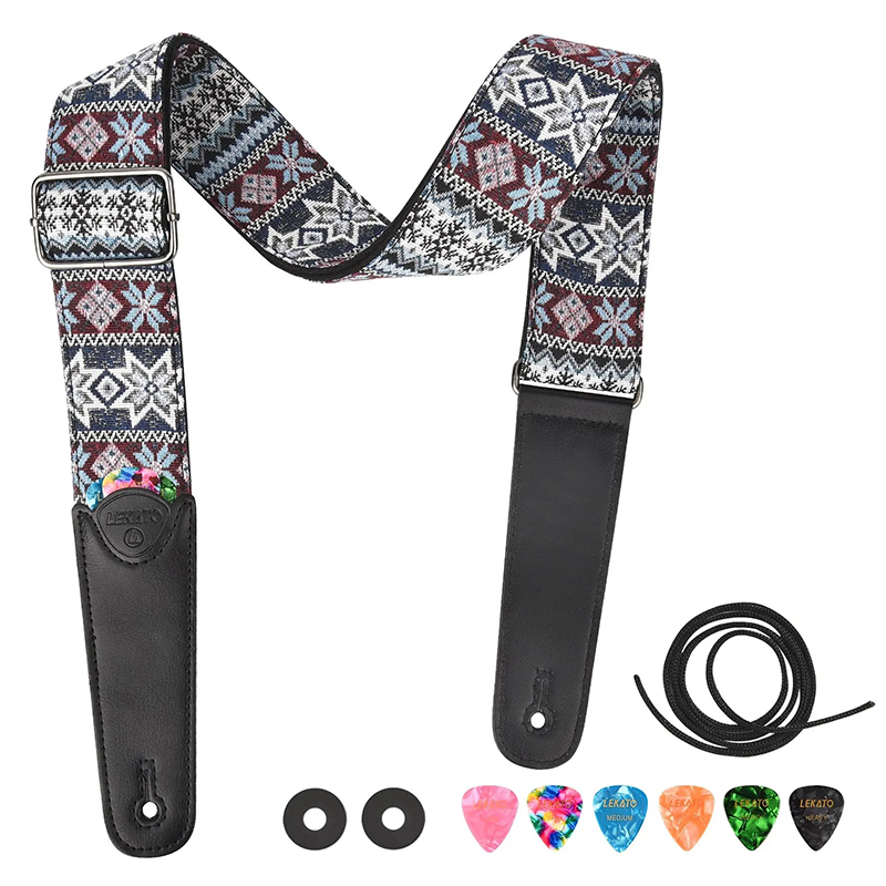 Nordic Echoes' Guitar Strap - Complete Set with Accessories