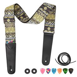Tribal Harmony' Guitar Strap - Complete Set with Accessories