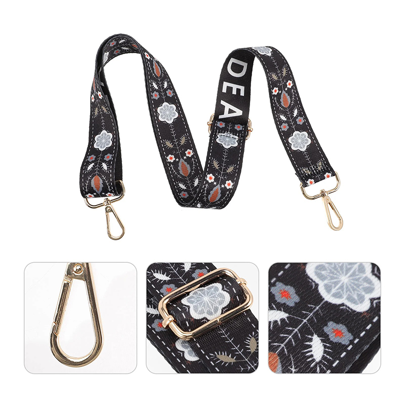 Magnificent Traditional Banjo Strap with Flowers
