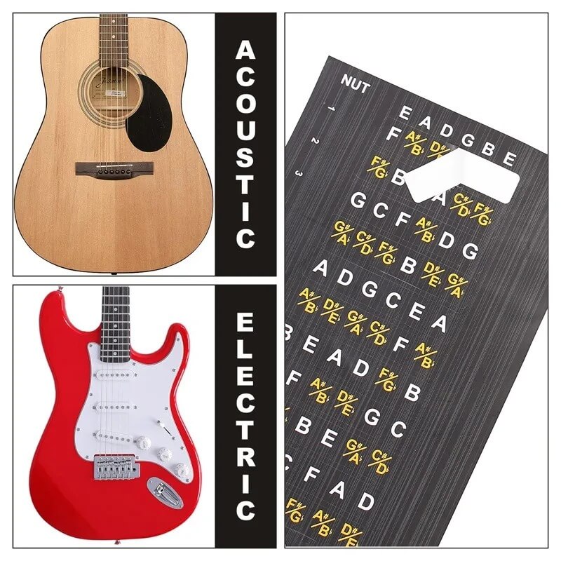 Use of Adhesive for the Guitar Fretboard