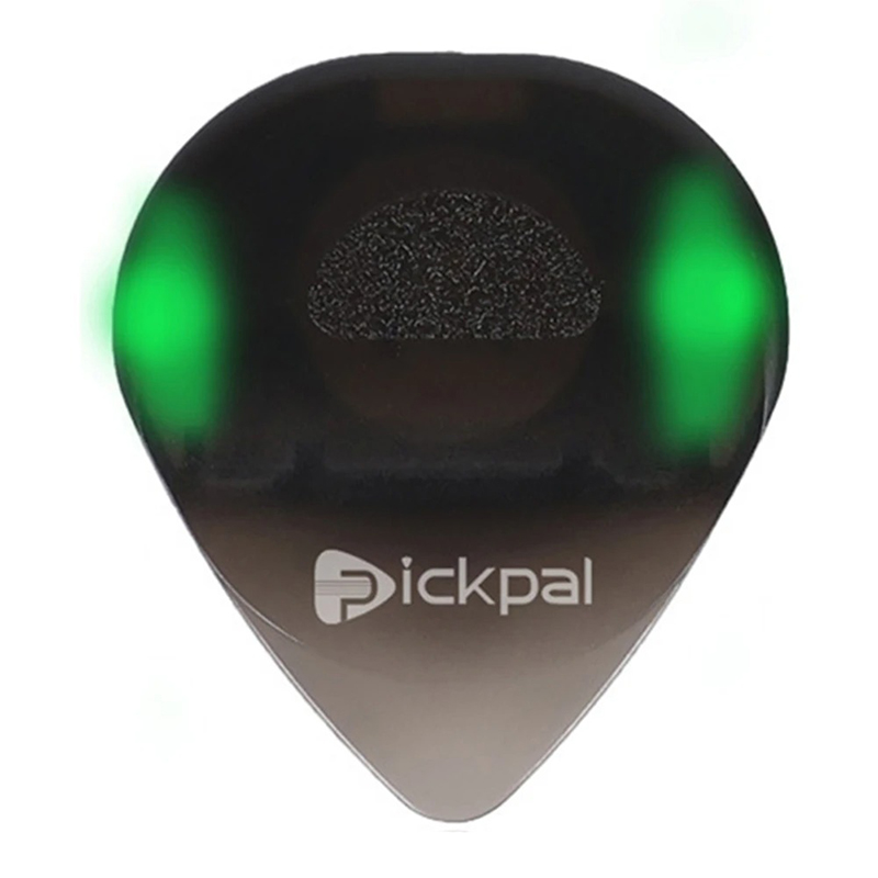 High-sensitivity green LED light guitar pick