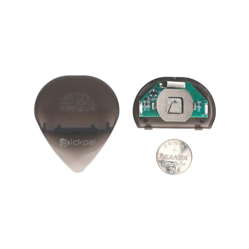 Technical details of a guitar pick with high-sensitivity LED light