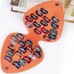 Storage case for guitar picks - capacity of 32 picks