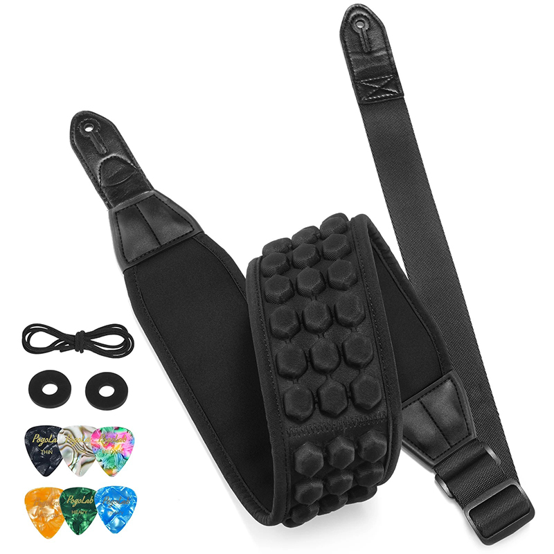 Black Comfort Plus Bass Strap