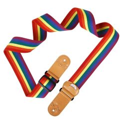 Rainbow Colored Guitar Strap