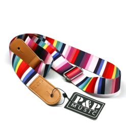 Festive Rainbow Ukulele Strap