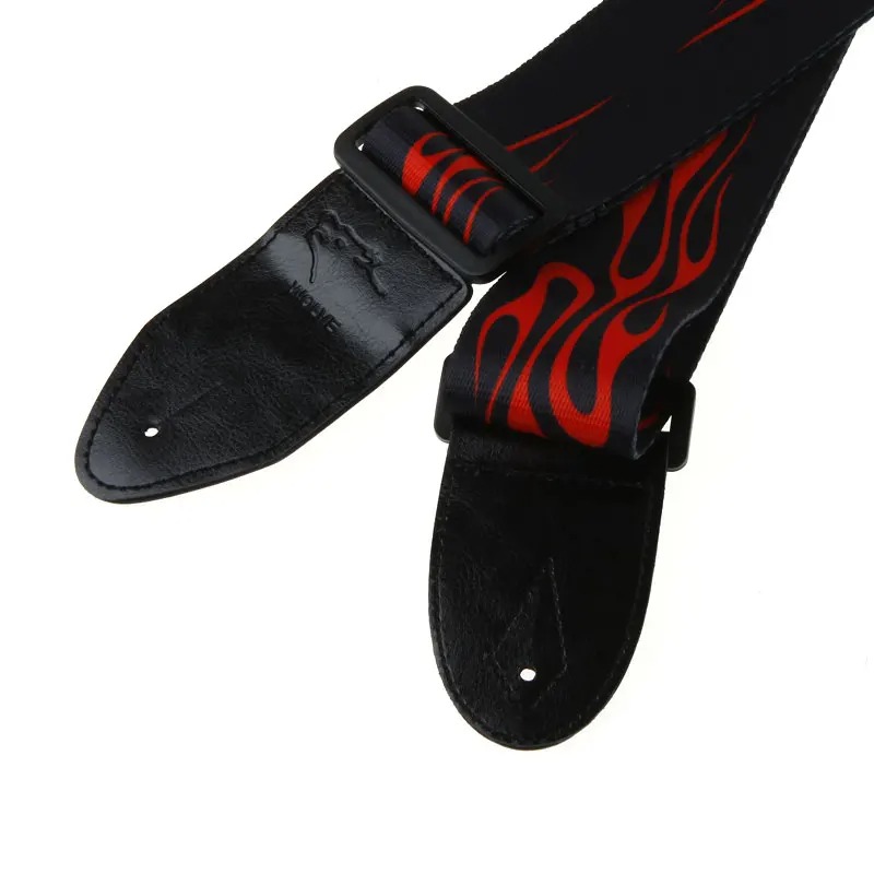 Heavy Metal Avant Guitar Strap with Hellfire Flames
