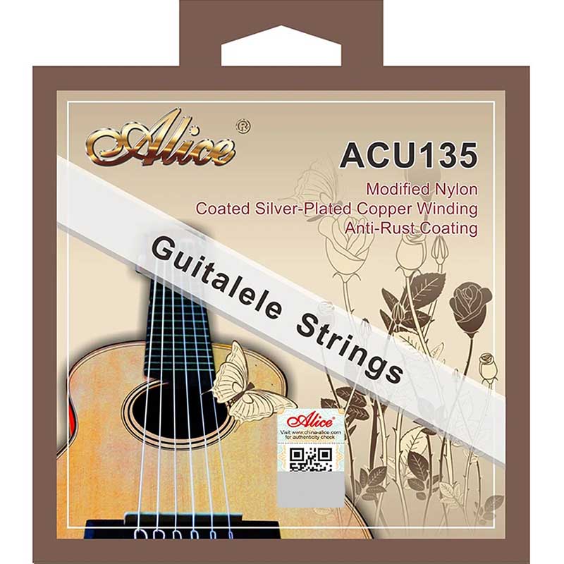 Avant Guitalele Strings - Concert Strings, Rich and Bright Sound, Modified Nylon Achieves Quick Tuning Stability