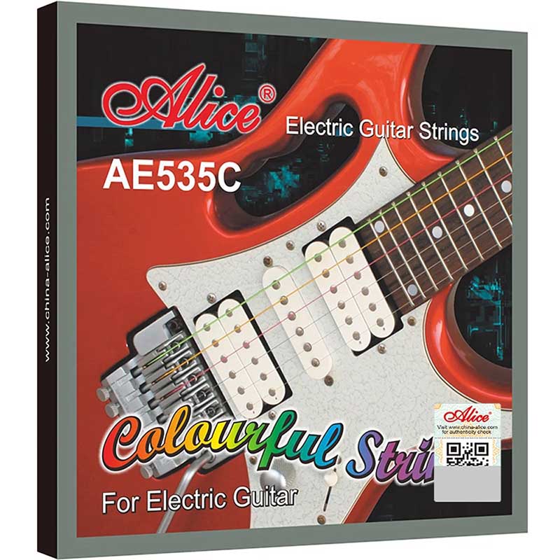 Avant Electric Guitar Strings - Strings for Practice and Performance, Colored Strings for Electric Guitar, Shiny Appearance