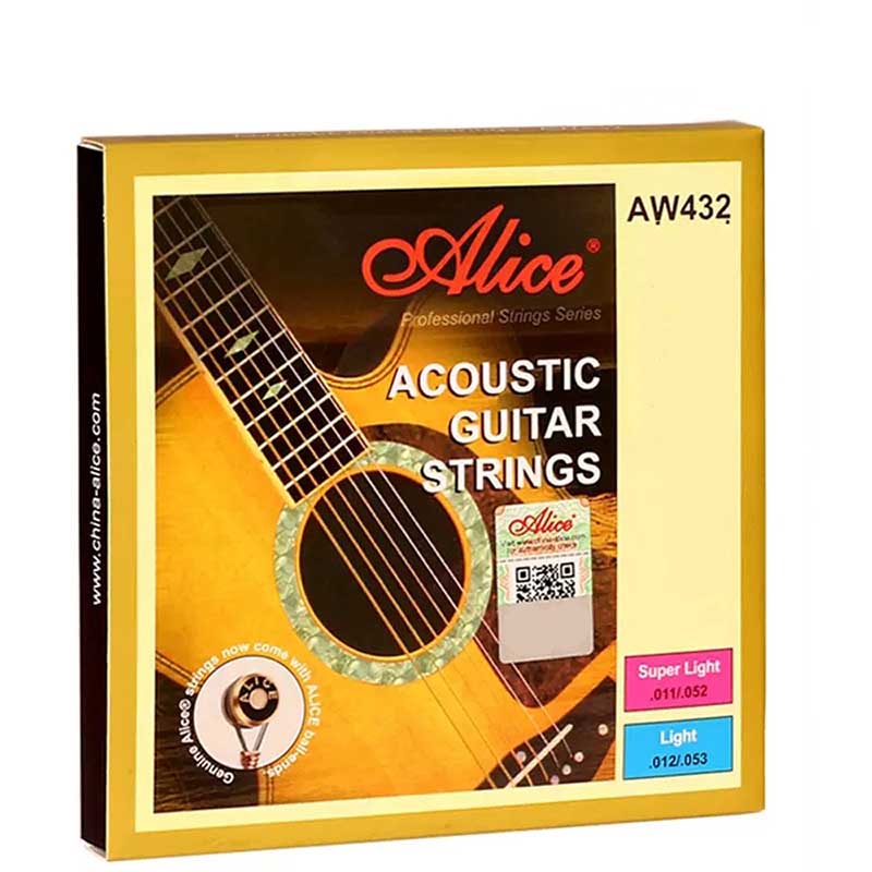 Avant Strings for Acoustic Guitar - Practice String, Silver Plated Copper Alloy in Bronze Color 8515, Clear and Defined Sound