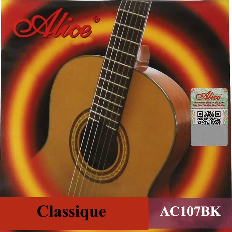 Bronze Colored Wound Strings of a Classical Guitar for a Unique Appearance