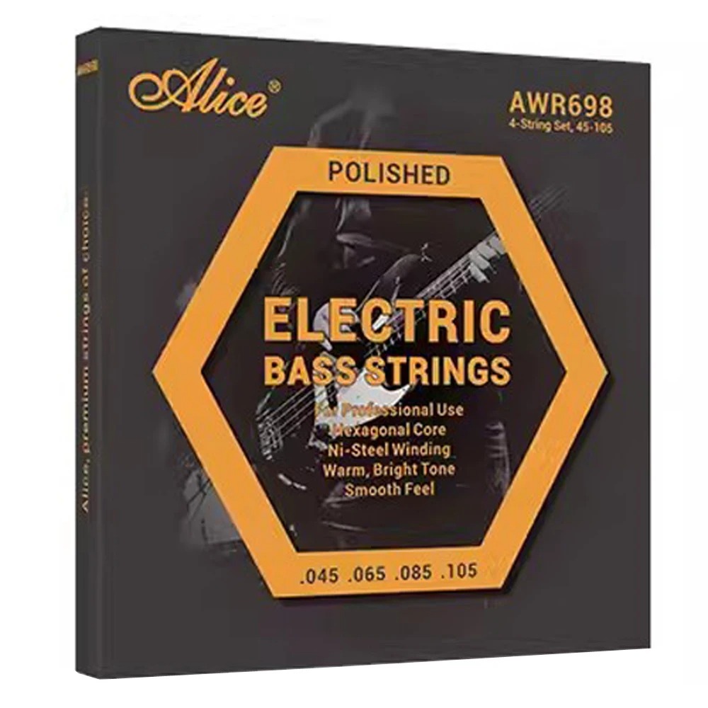 Perfect electric bass strings for professional use, nickel steel