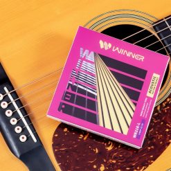 Light acoustic guitar strings