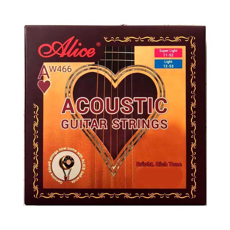 Acoustic Guitar Strings - 9010 Bronze, Deep and Stable Bass and Rich Harmonics