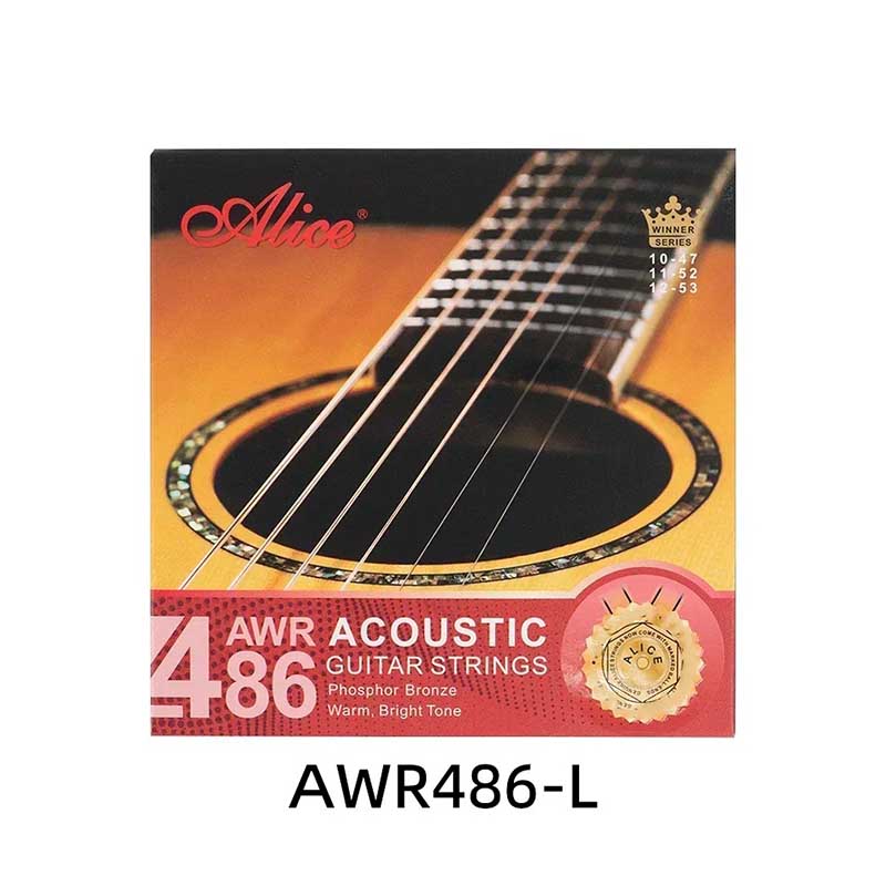 Light Strings for Acoustic Guitar - Phosphor Bronze, Warm, Clear Sound, Nano Polished Coating