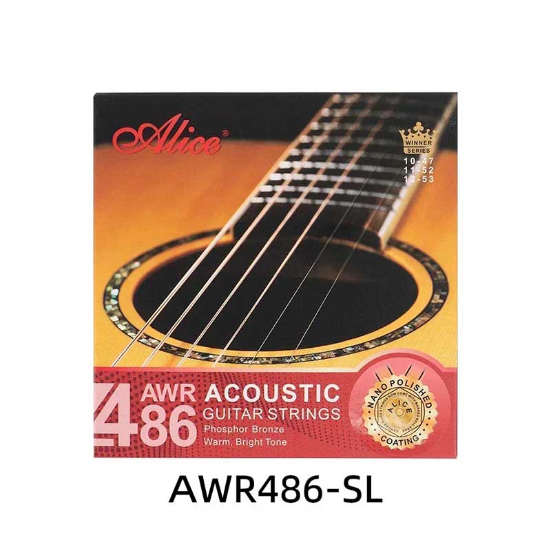Super Light Strings for Acoustic Guitar - Phosphor Bronze, Warm, Clear Sound, Nano Polished Coating