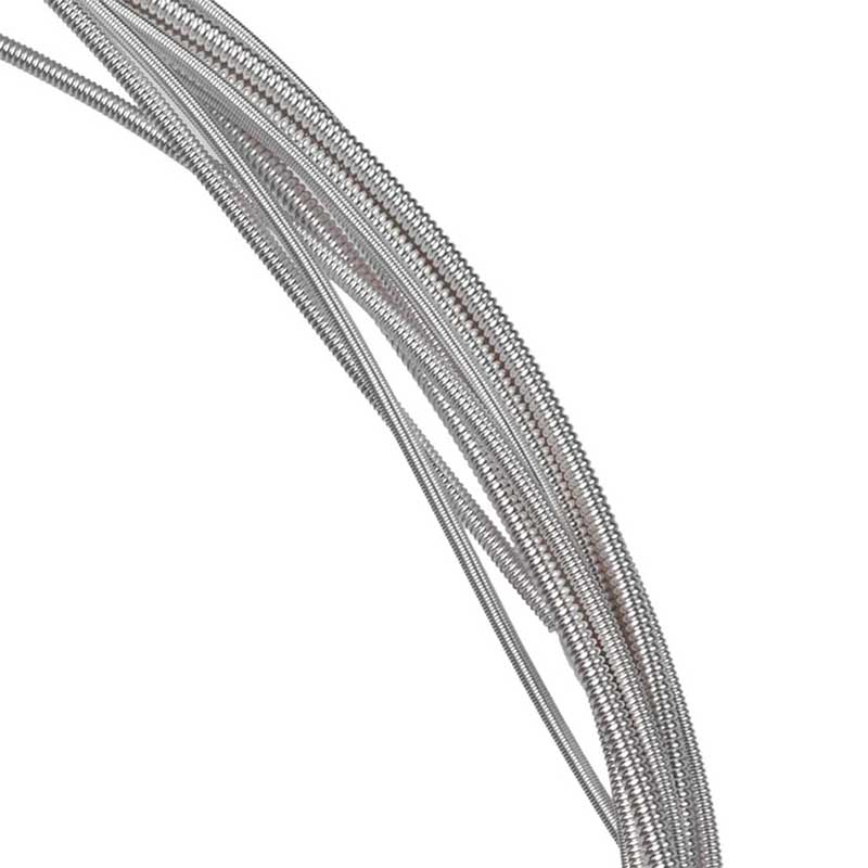 Detailed view of the strings of a classical guitar, strings for practice with a clear and sharp sound.