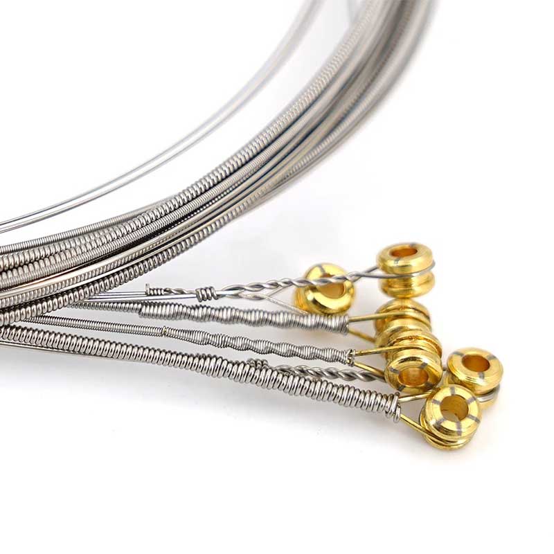 Detailed View of Electric Guitar Strings - For Professional Use, Nickel Alloy
