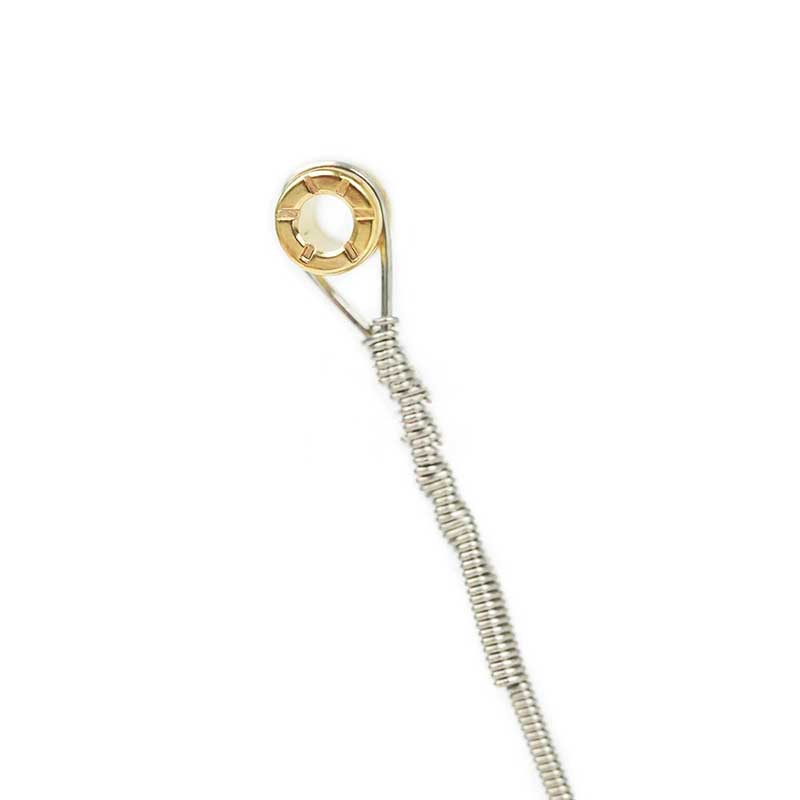 Detailed view of electric guitar strings - Clear-transparent sound, comfortable feel, specially marked ball ends for easier stringing
