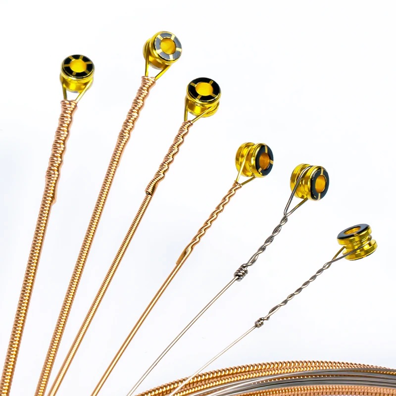 Detailed view of Super Light acoustic guitar strings
