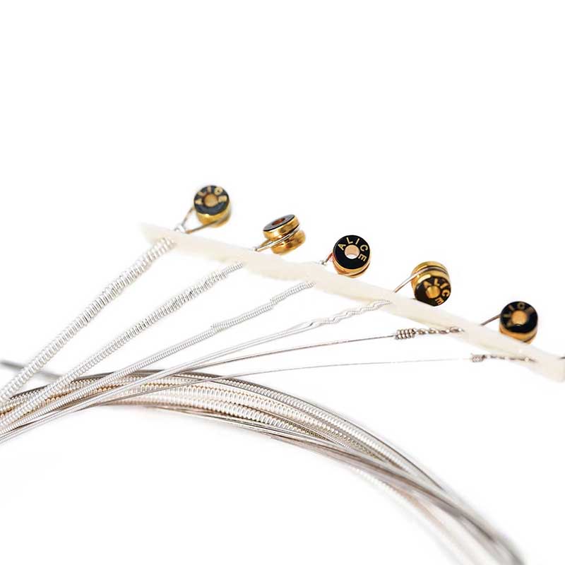 Detailed view of Acoustic Guitar Strings - Silver Plated Copper, Deep and Durable Bass and Rich Harmonics