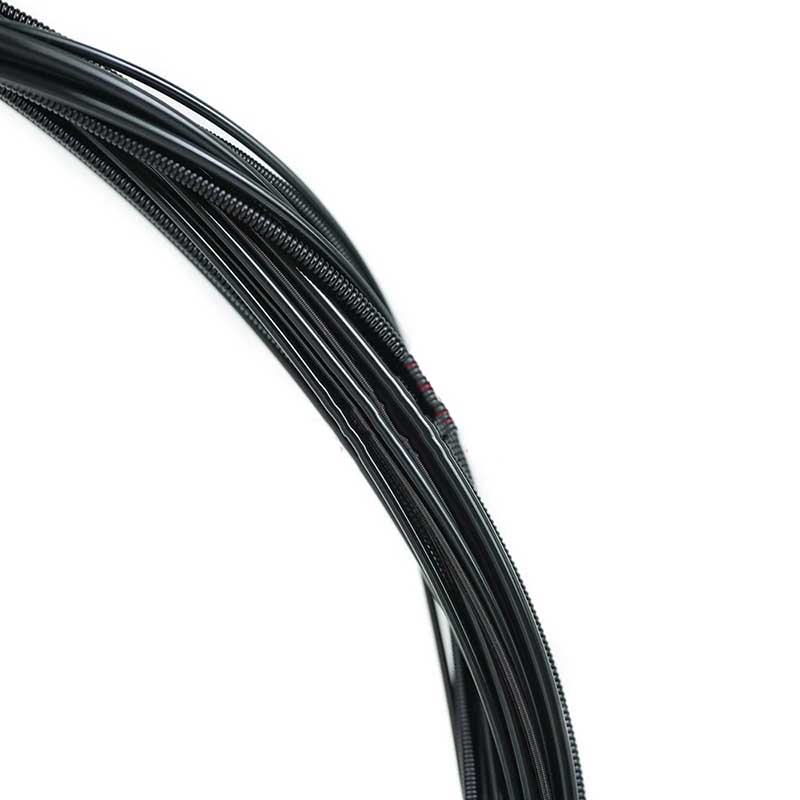 General view of Classic Guitar Strings Wound G-3 for Richer Harmonics, Full Set in Black for a Special Style (With Smooth G-3 String Complement)