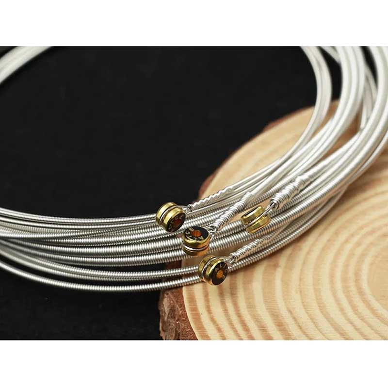 Overall view of Electric Bass Strings - For professional use, nickel steel