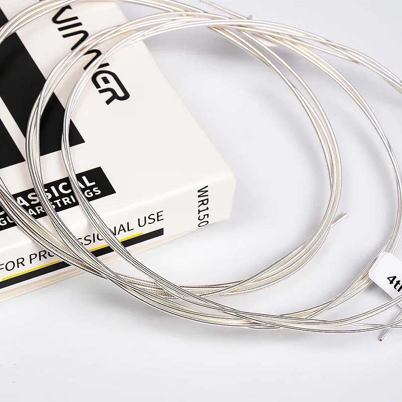 Overview of classical guitar strings, normal tension 150