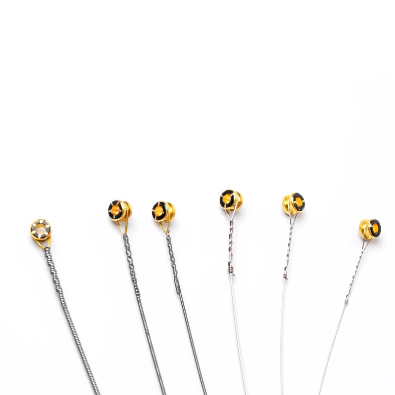 General view of light electric guitar strings suitable for all levels of play