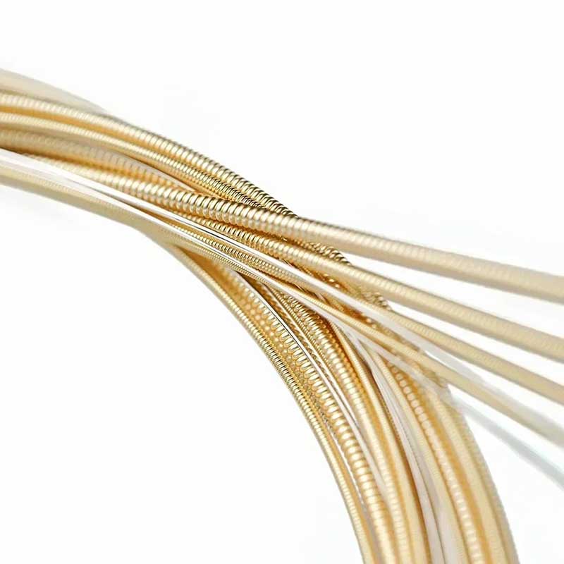 General view of acoustic guitar strings - Bronze 8020, Deep, Clear sound, Nano polished coating