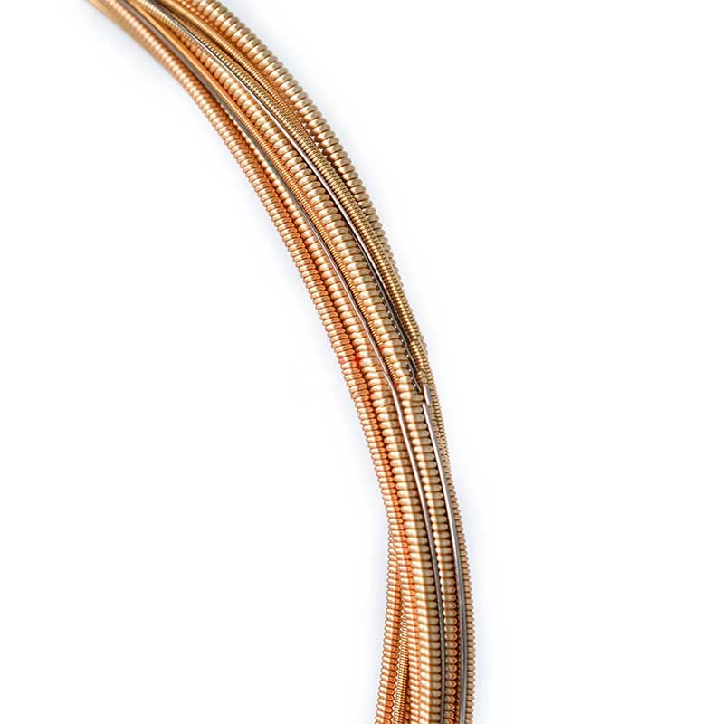 General view of Acoustic Guitar Strings - Practice String, Silver Plated Copper Alloy Bronze Color 8515, Clear and Defined Sound