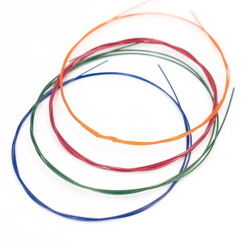 General view of ukulele strings - For practice and performance