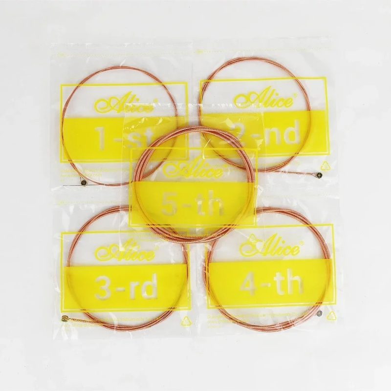 Electric Bass Strings - For Practice - 5 strings
