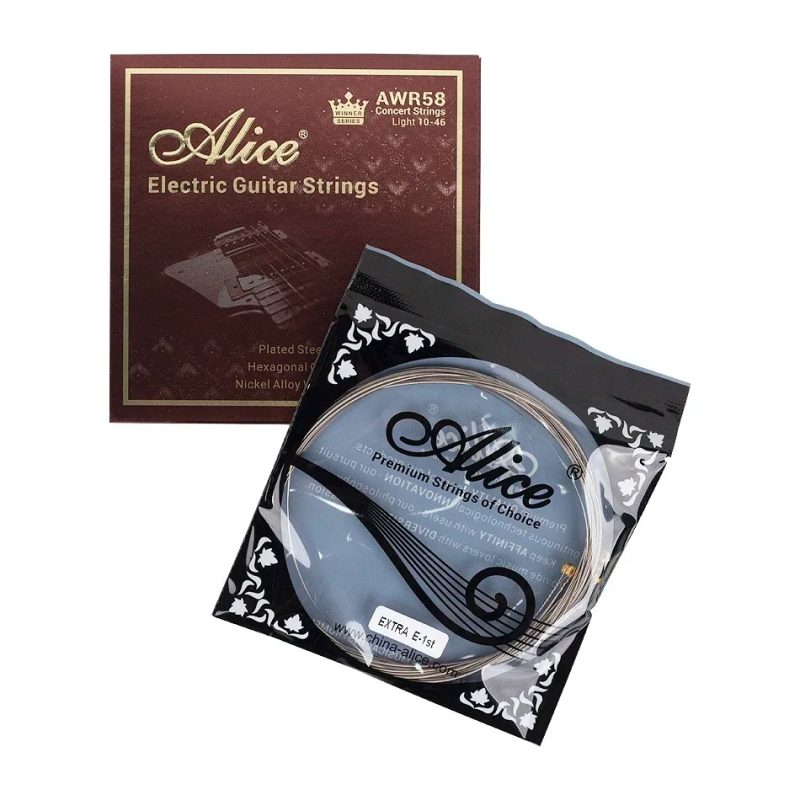 Details of Electric Guitar Strings - Clear-Transparent Sound
