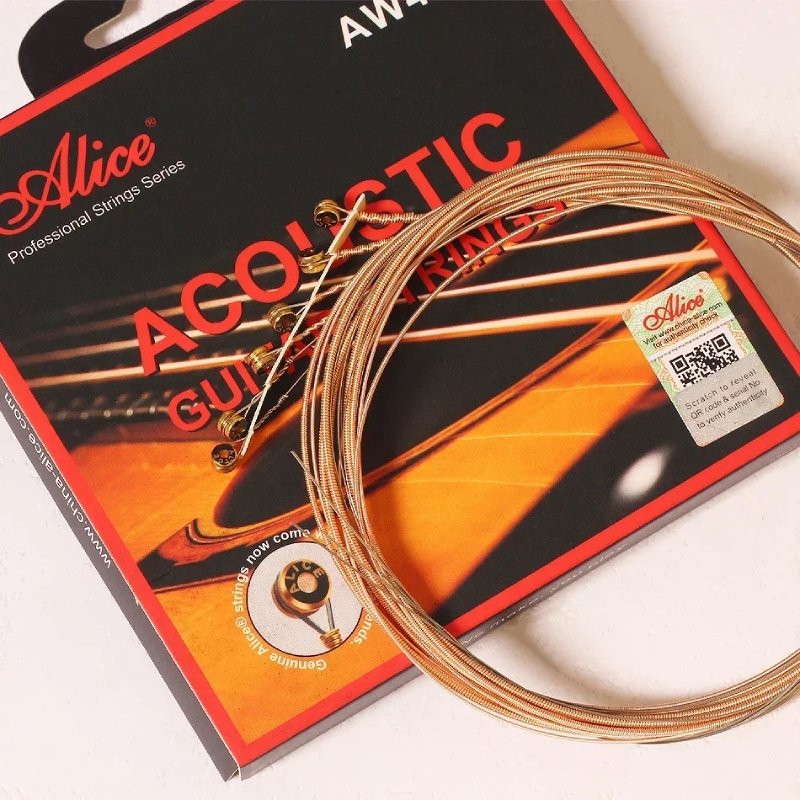 Details of Acoustic Guitar Strings - Multilayer Nano Coating, Warm, Clear and Projecting Sound