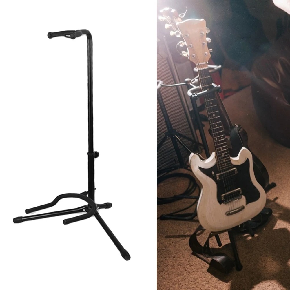 Details of the Foldable Metal Guitar Stand - Secure and Adjustable