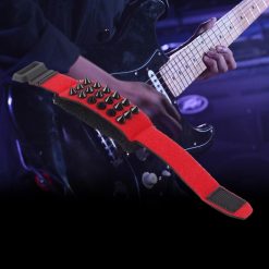 Punk Rock FretWrap with Studs - String Muffler for Guitar and Bass