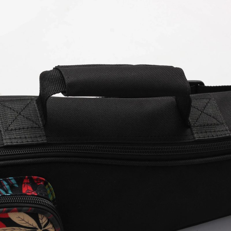 Handle of the 'Vibrant Jungle' Ukulele Case