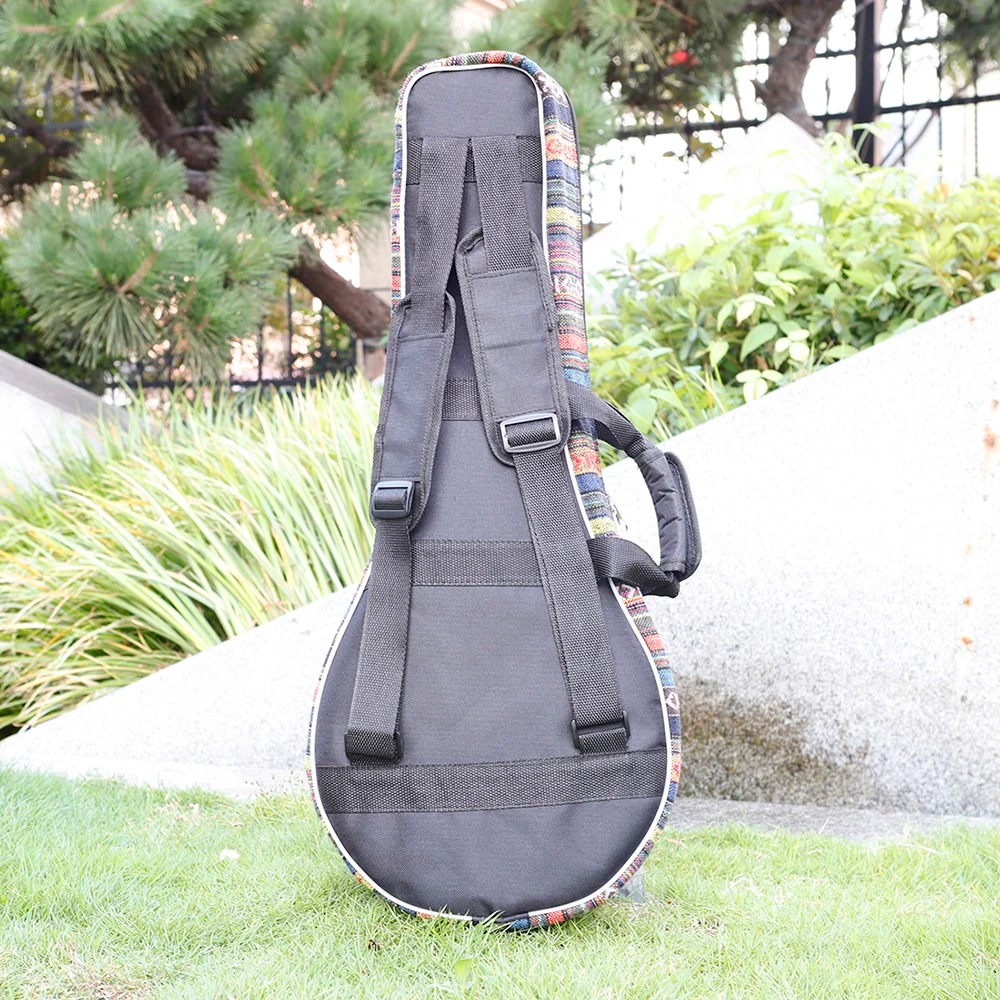 Rear view of the Bohemian Travel Mandolin Case
