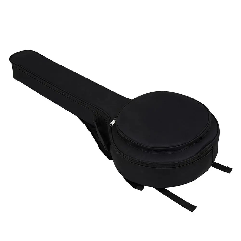 Full view of the 5-String Banjo Case - Padded Protection with Adjustable Straps