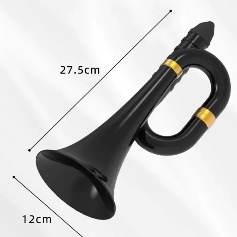 Dimensions of the Professional Black Metal Brass Kazoo