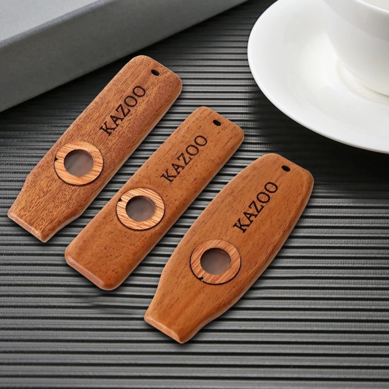 Wooden Kazoo with Rustic Melody - 3 shapes to choose from