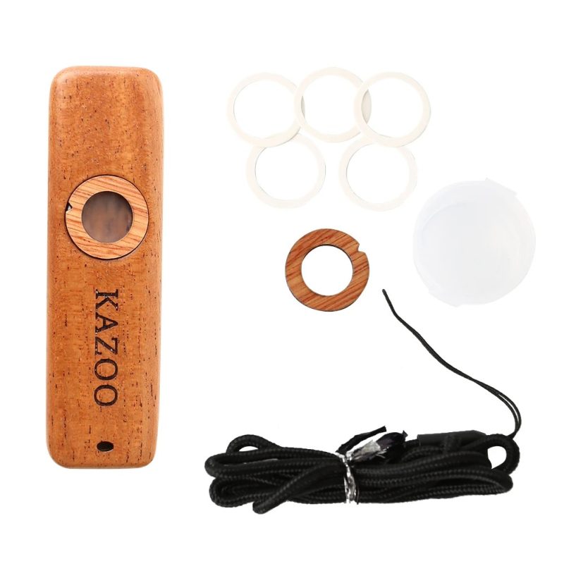 Wooden Kazoo with Rustic Melody - classic style