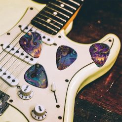 Set of 12 Cosmic Guitar Picks 'Stellar Journey